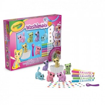 WASHIMALS PETS PACK 6 FIGURAS CRAYOLA 747515