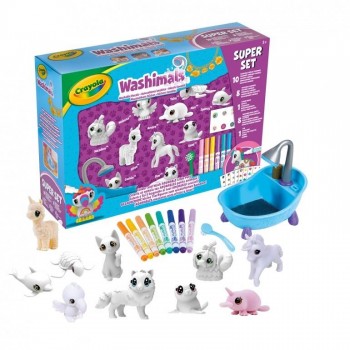 WASHIMALS SUPER SET CRAYOLA  74-7502