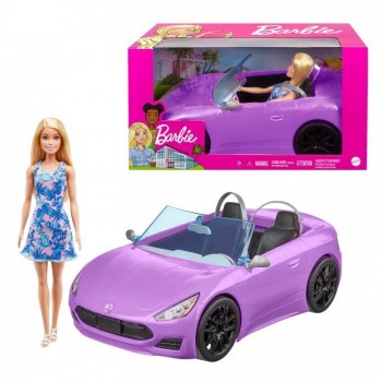 BARBIE Y SU COCHE DESCAPOTABLE MATTEL 446HBY29