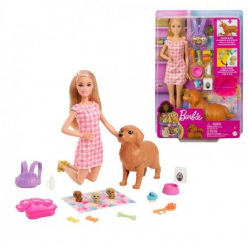 BARBIE PERRITOS RECIEN NACIDOS MATTEL 446HCK75