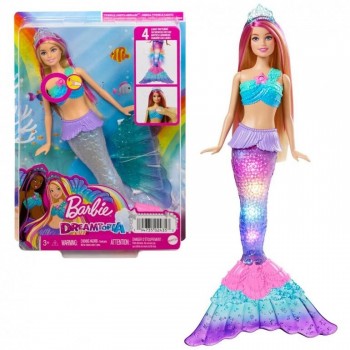 BARBIE SIRENAS CON LUCES MAGICAS MATTEL 446HDJ36