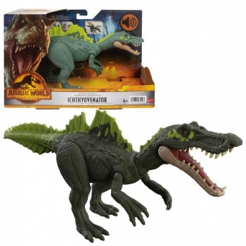 DINOSAURIO JURASSIC WORLD ICHTHYOVENATOR RUGE GOLPEA MATTEL 446HDX44