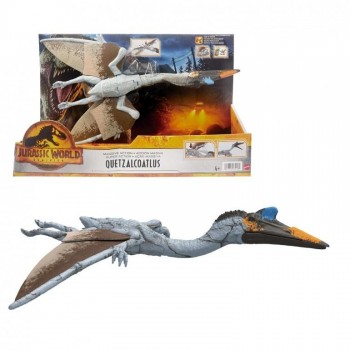 JURASSIC WORLD DINOSAURIO QUETZALCOATLUS GRAN ACCION MATTEL 446HDX48