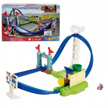 PISTA HOT WHEELS MARIO KART CIRCUITO SLAM MATTEL 446HGK59