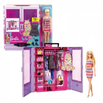 BARBIE FASHIONISTA ARMARIO PORTATIL MATTEL 446HJL56