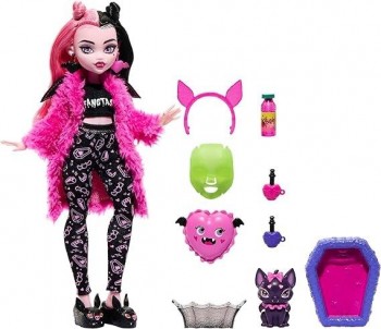 MUÑECA MONSTER HIGH DRACULAURA FIEST PIJAMAS MATTEL 446HKY66