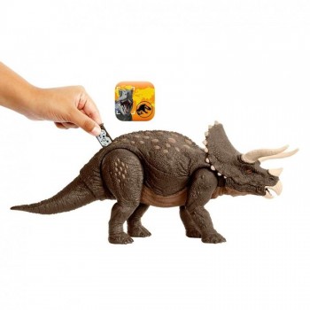 JURASSIC WORLD TRICERATOPS DEFESOR TERRESTRE MATTEL 446HPP88