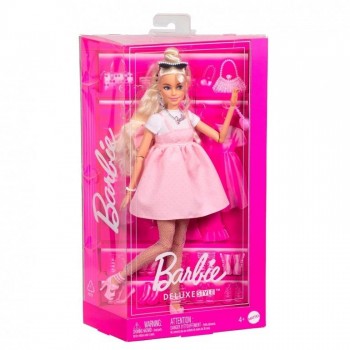 BARBIE DELUXE VESTIDO CON LAZO MATTEL