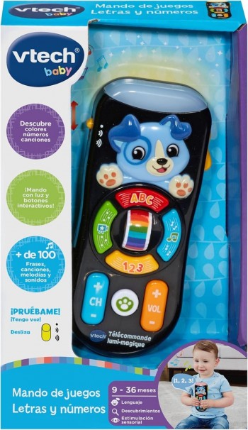 MANDO DE JUEGOS LETRAS Y NUMEROS VTECH