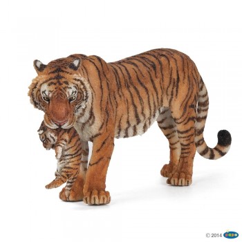 ANIMAL PAPO TIGRE CON CACHORRO