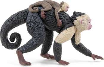 ANIMAL PAPO MONO CAPUCHINO CON CRIA 50312