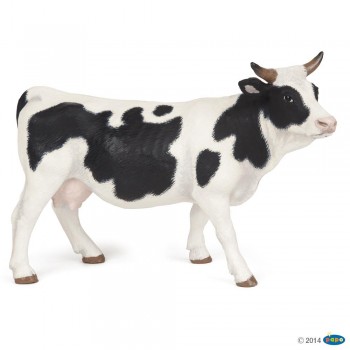 ANIMAL PAPO VACA NEGRA-BLANCA