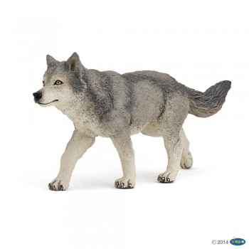 ANIMAL PAPO LOBO GRIS