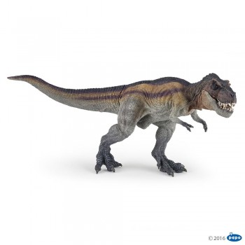 DINOSAURIO PAPO T-REX MARRON CORRIENDO