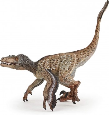 DINOSAURIO PAPO VELOCIRAPTOR CON PLUMAS 55086