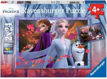 PUZZLE FROZEN II 2X24 PZAS RAVENSBURGUER 050109