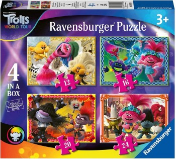 PUZZLE TROLLS 4X12X16X20X24 PZAS RAVENSBURGUER 050598