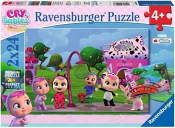 PUZZLE BEBES LLORONES 2X24 PZAS RAVENSBURGUER 051038