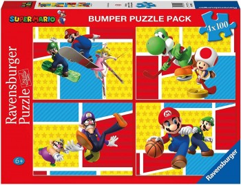 PUZZLE SUPER MARIO 4X100 PZAS  RAVENSBURGER