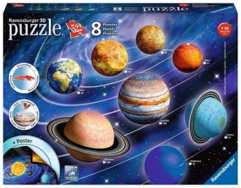 PUZZLE  3D 122 PZAS SISTEMA PLANETARIO RAVENSBUREER 116683