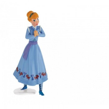 MUÑECO FROZEN ANNA VESTIDO AZUL BULLYLAND