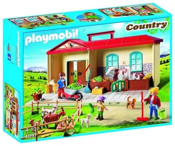 PLAYMOBIL GRANJA MALETIN 4897