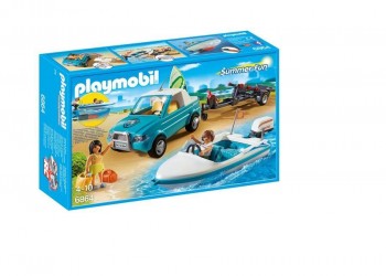 PLAYMOBIL PICK UP CON LANCHA 6864