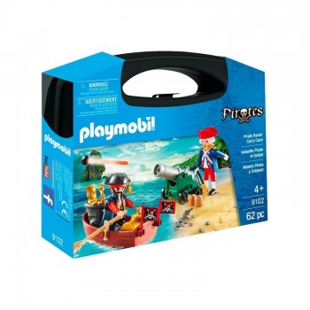 PLAYMOBIL PIRATAS MALETIN PIRATA Y SOLDADOS 9102