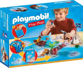 PLAYMOBIL PLAY MAP PIRATAS 9328