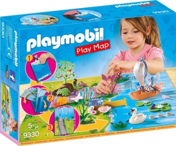 PLAYMOBIL PLAY MAP HADAS JARDIN 9330