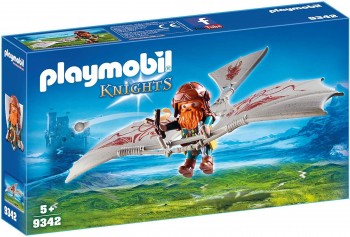 PLAYMOBIL KNIGHTS MAQUINA VOLADORA GNOMO 9342