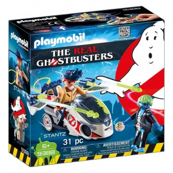 PLAYMOBIL GHOSTBUSTERS STANTZ CON VEHICULO 9388