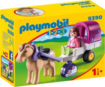 PLAYMOBIL 123 CARROZA NIÑA 9390