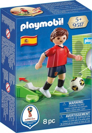 PLAYMOBIL JUGADOR FUTBOL SELECCION ESPAÑOLA 9517