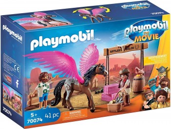 PLAYMOBIL THE MOVIE MARIA DEL Y CABALLO 70074