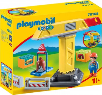 PLAYMOBIL 1-2-3 GRUA 70165