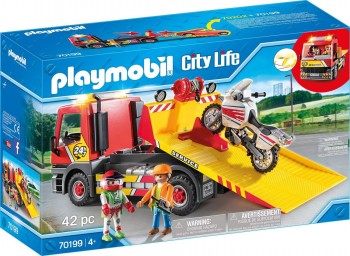 PLAYMOBIL CITY LIFE GRUA REMOLQUE 70199