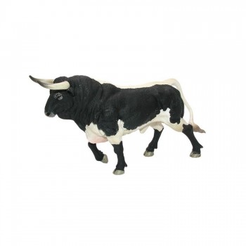 ANIMAL COLLECTA TORO BRAVO APAREJADO TROTANDO 90110009