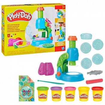 PLAY-DOH MICROSCOPIO LUMINOSO HASBRO 456G0494