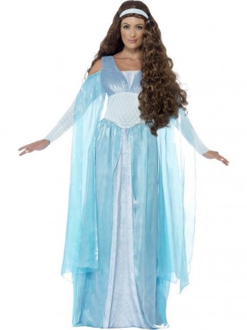 DISFRAZ PRINCESA MEDIEVAL AZUL ADULTA SMIFFYS 27878