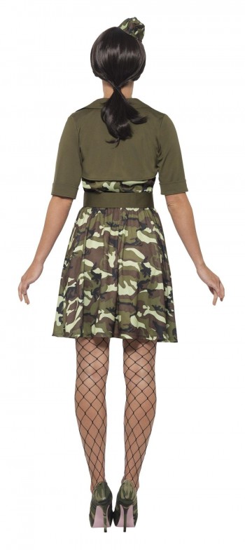 DISFRAZ CADETE MILITAR CHICA T-S ADULTA SMIFFYS 45503