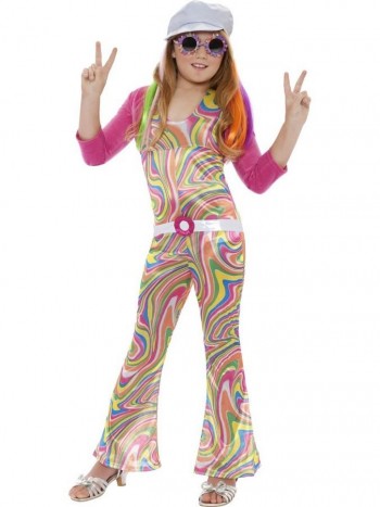 DISFRAZ HIPPIE GLAM NIÑA INFANTIL SMIFFYS 33395