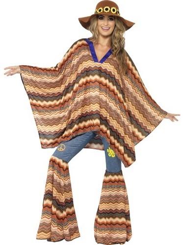 Disfraz de Poncho India - Hippie