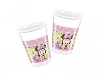 VASOS MINNIE 8 UNIDADES BEBE