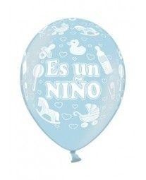 \cBOLSA 6 GLOBOS \c\cES UN NIÑO\c\c BELBAL\c