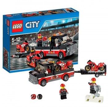 LEGO CITY TRANSPORTE DE MOTO DE CARRERAS 60084