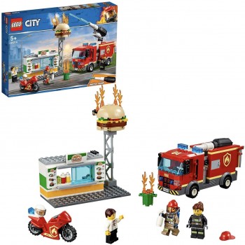 LEGO CITY RESCATE DEL INCENDIO DE LA HAMBURGUESA 60214