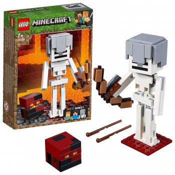 LEGO MINECRAFT ESQUELETO CON CUBO 21150