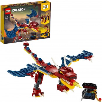 LEGO CREATOR 3X1 DRAGON LLAMEANTE 31102