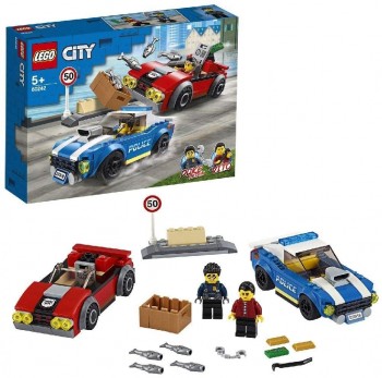 LEGO CITY POLICIA ARRESTO EN LA AUTOPISTA 60242